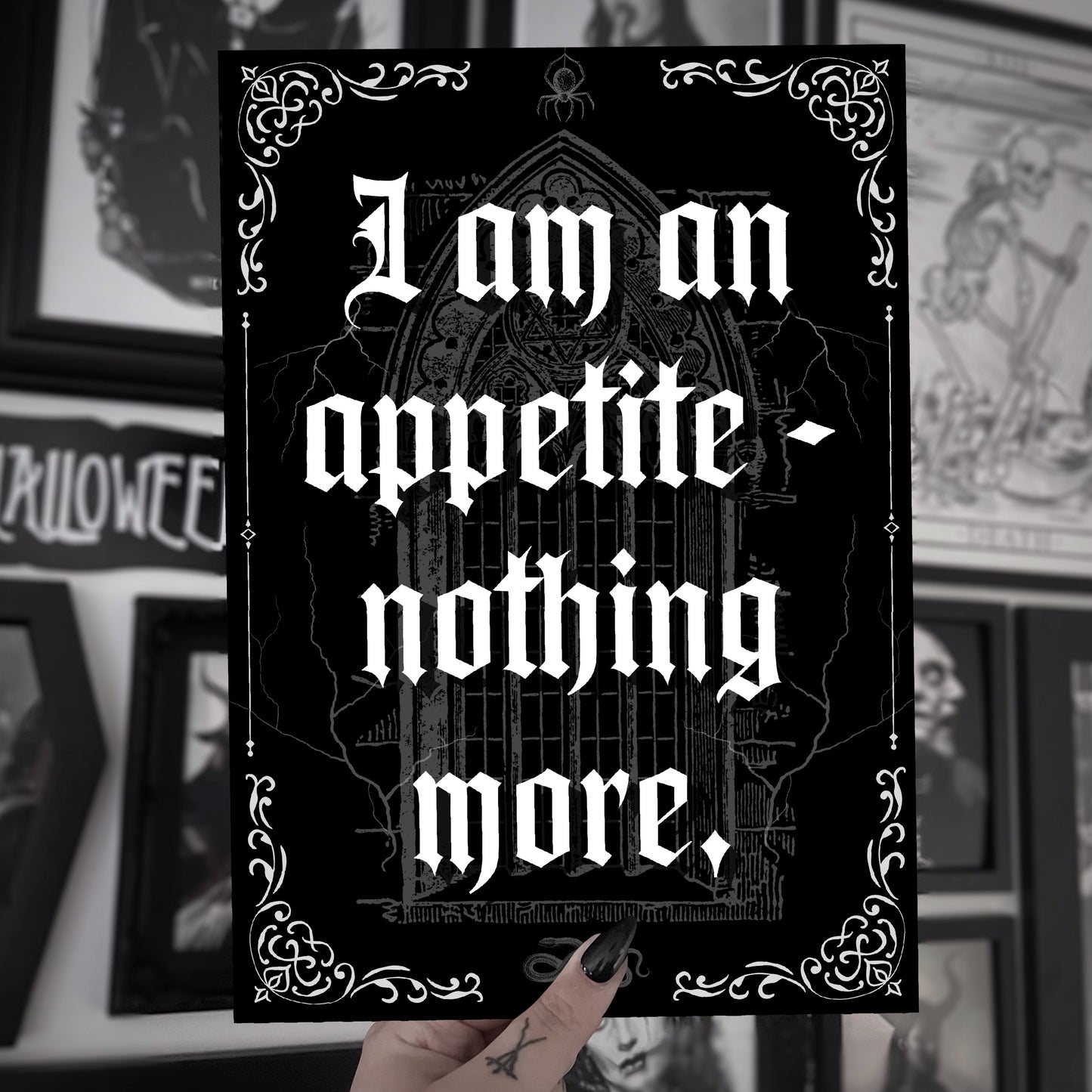 Appetite A5 Quote Print
