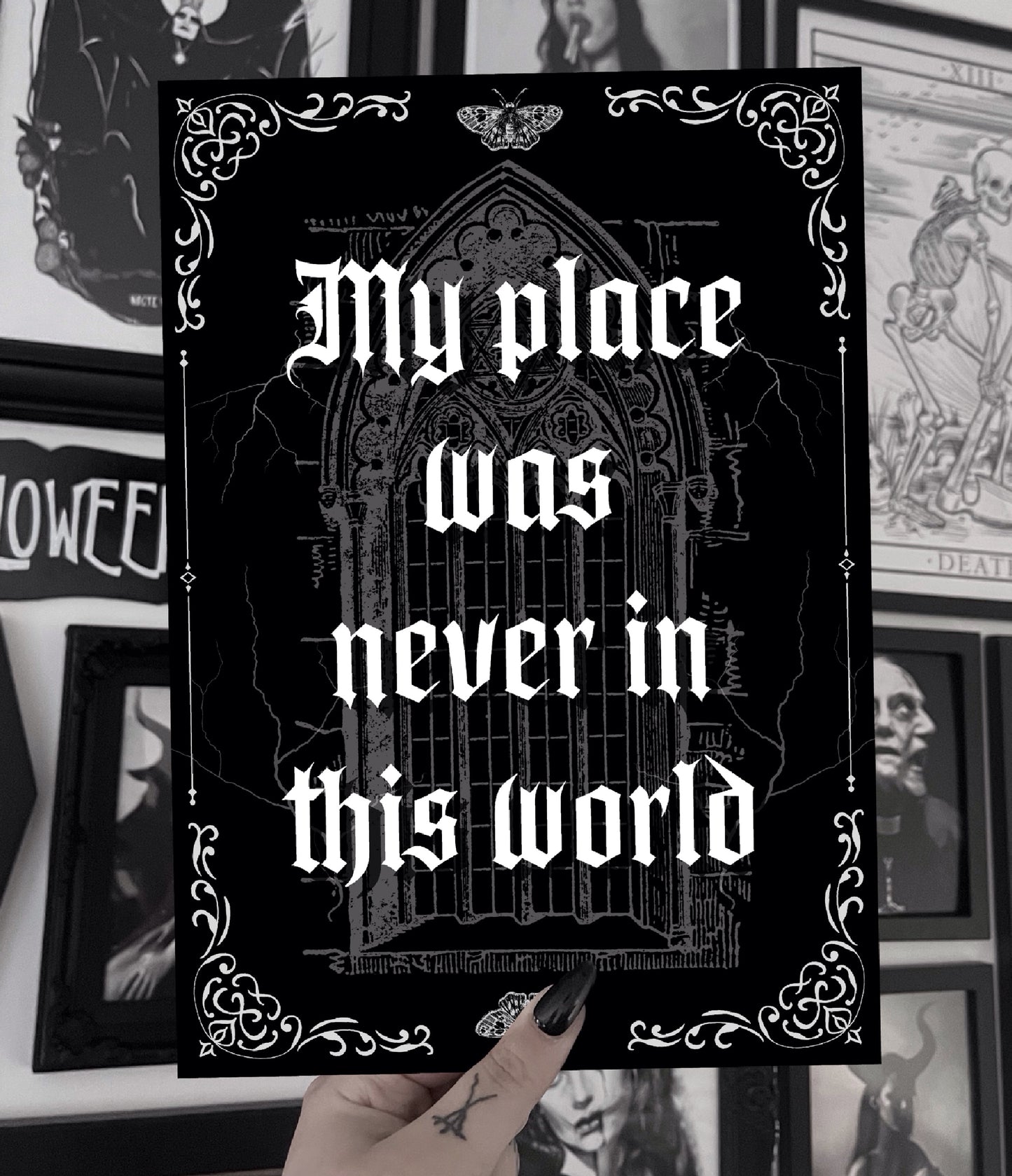 Elizabeth - Frankenstein A5 Quote Print