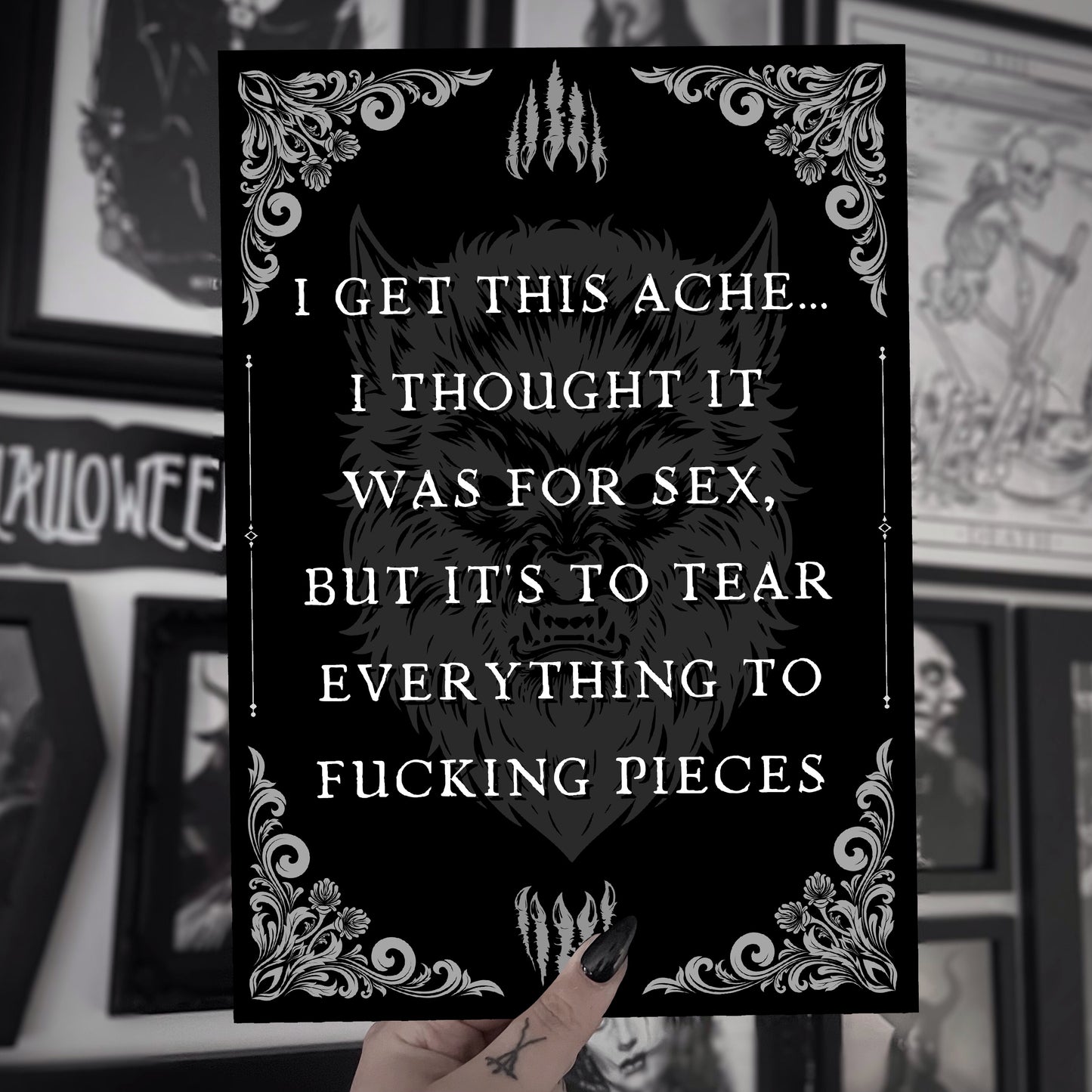 Ginger Snaps A5 Quote Print