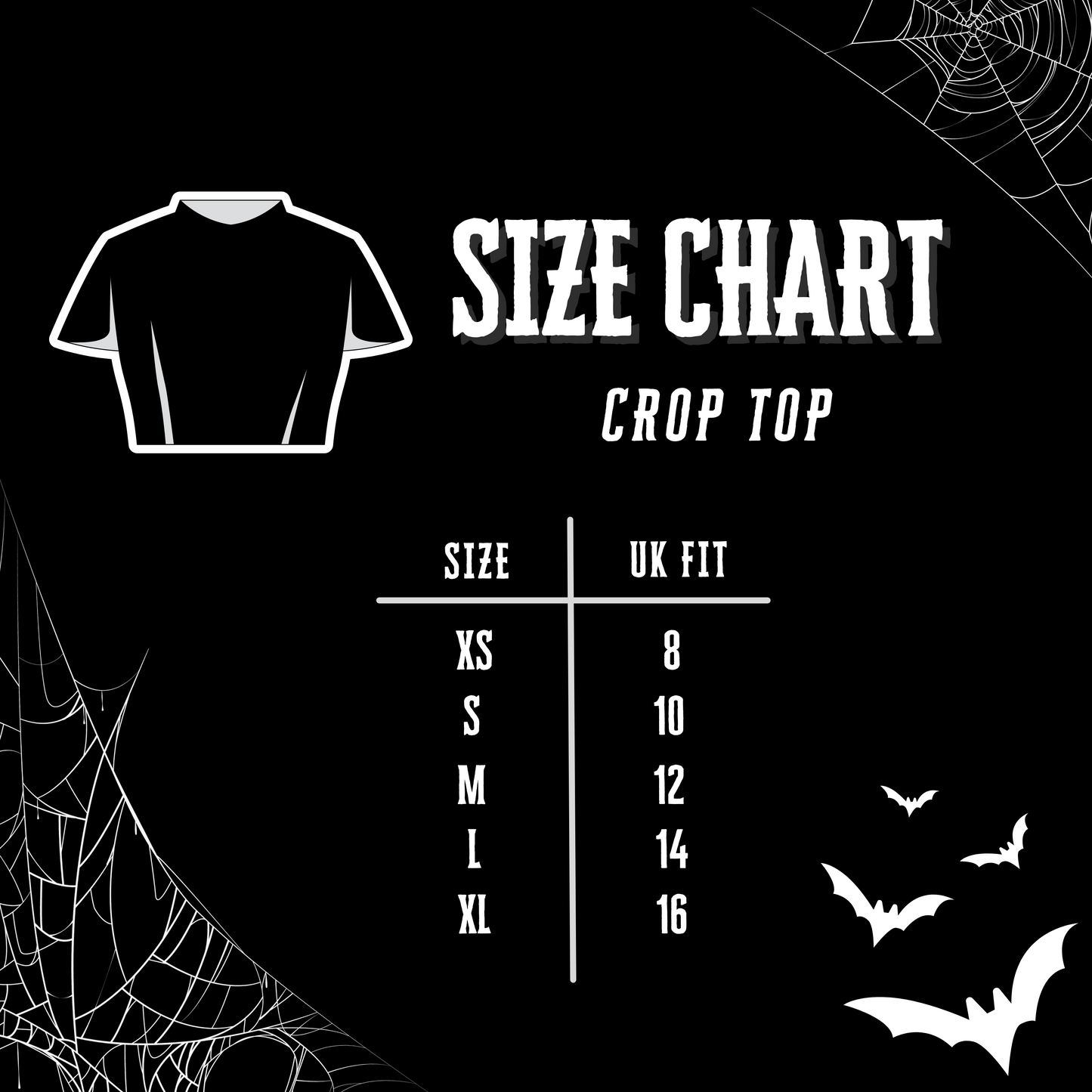 Eternal Horror Metal Logo Crop Top