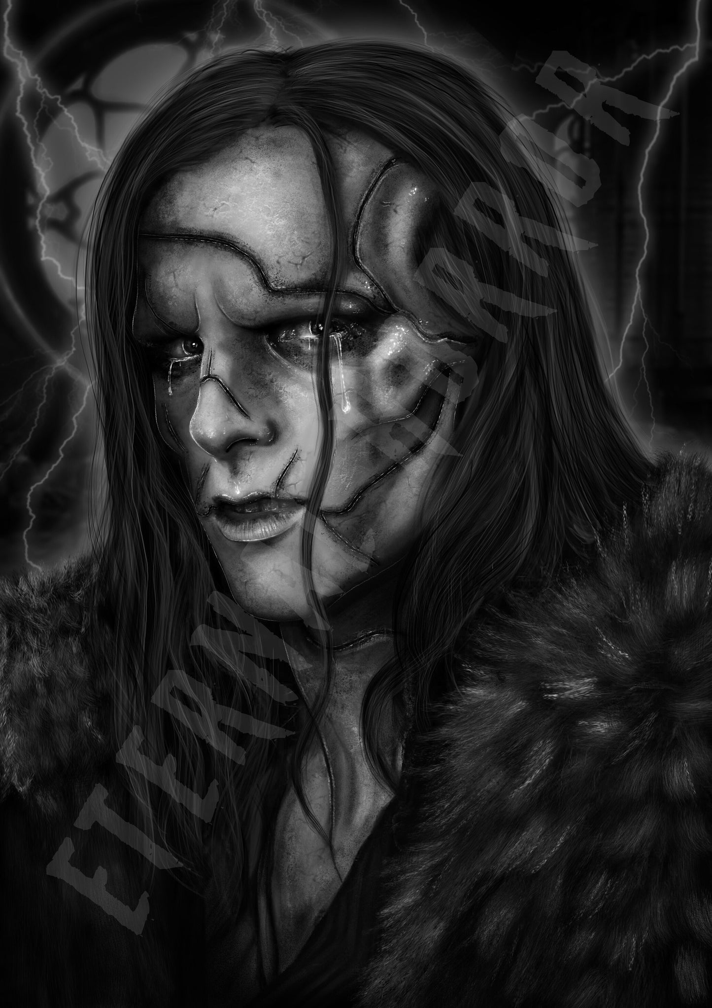 The Creature - Frankenstein 2025 A4 Print