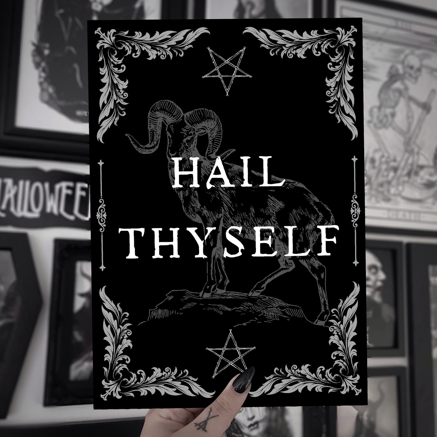 Hail Thyself A5 Quote Print