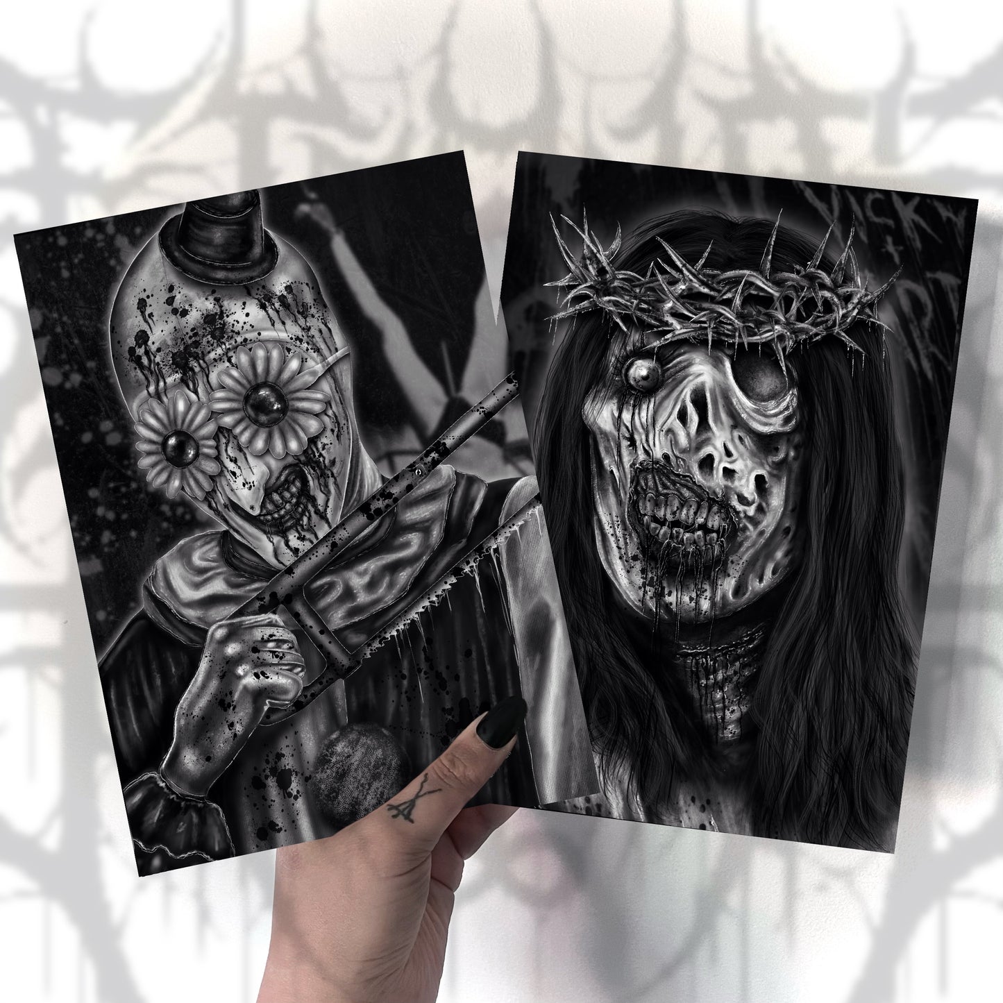 Art & Vicky Terrifier A5 Print Set