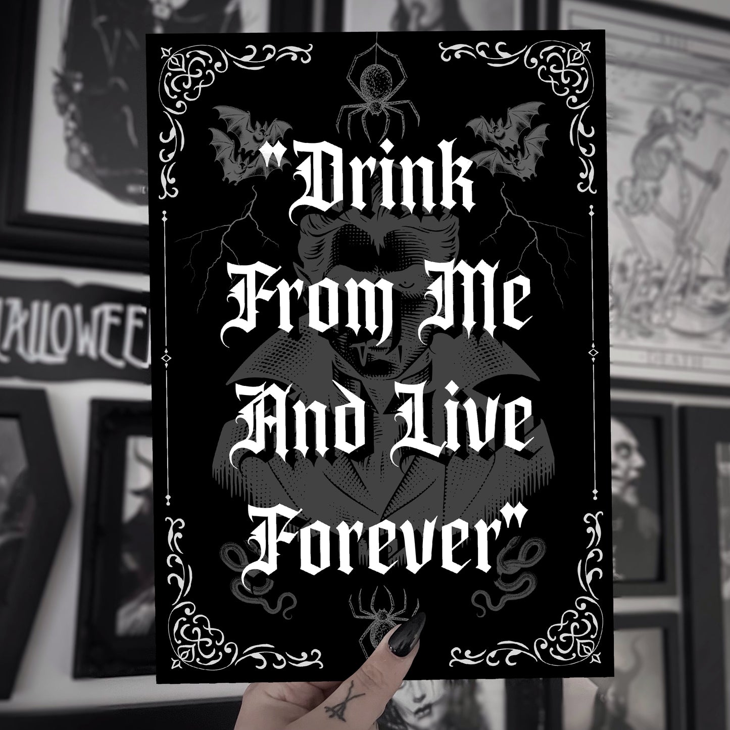 Interview With The Vampire A5 Quote Print