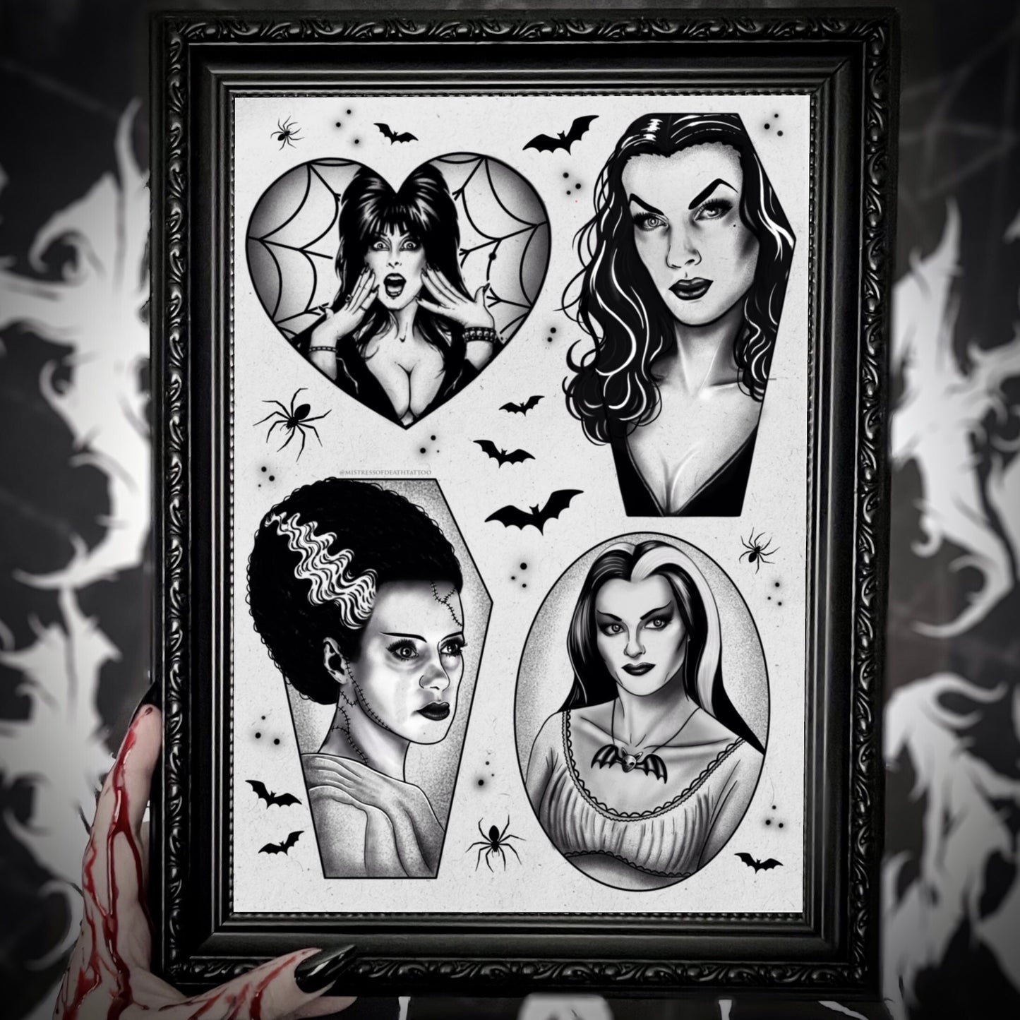 Women Of Horror A4 Flash Sheet Print
