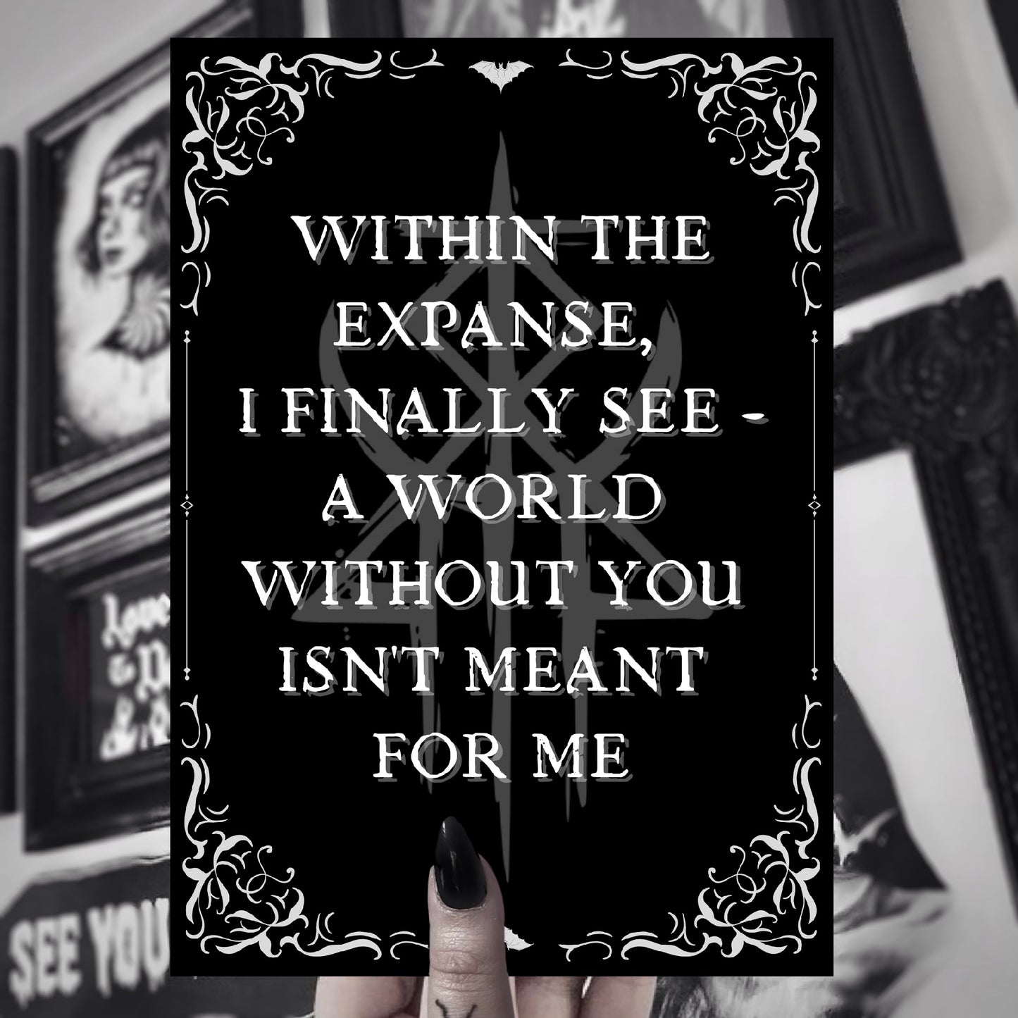 Pain Remains Lorna Shore A5 Quote Print