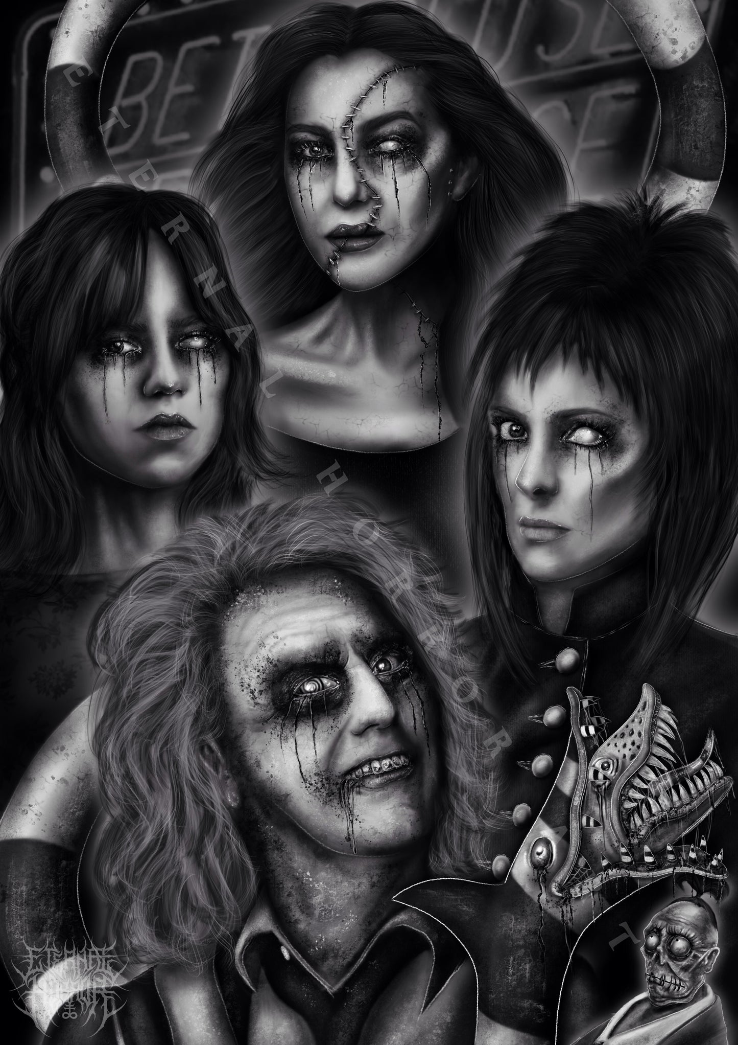 SALE Beetlejuice 2 Print