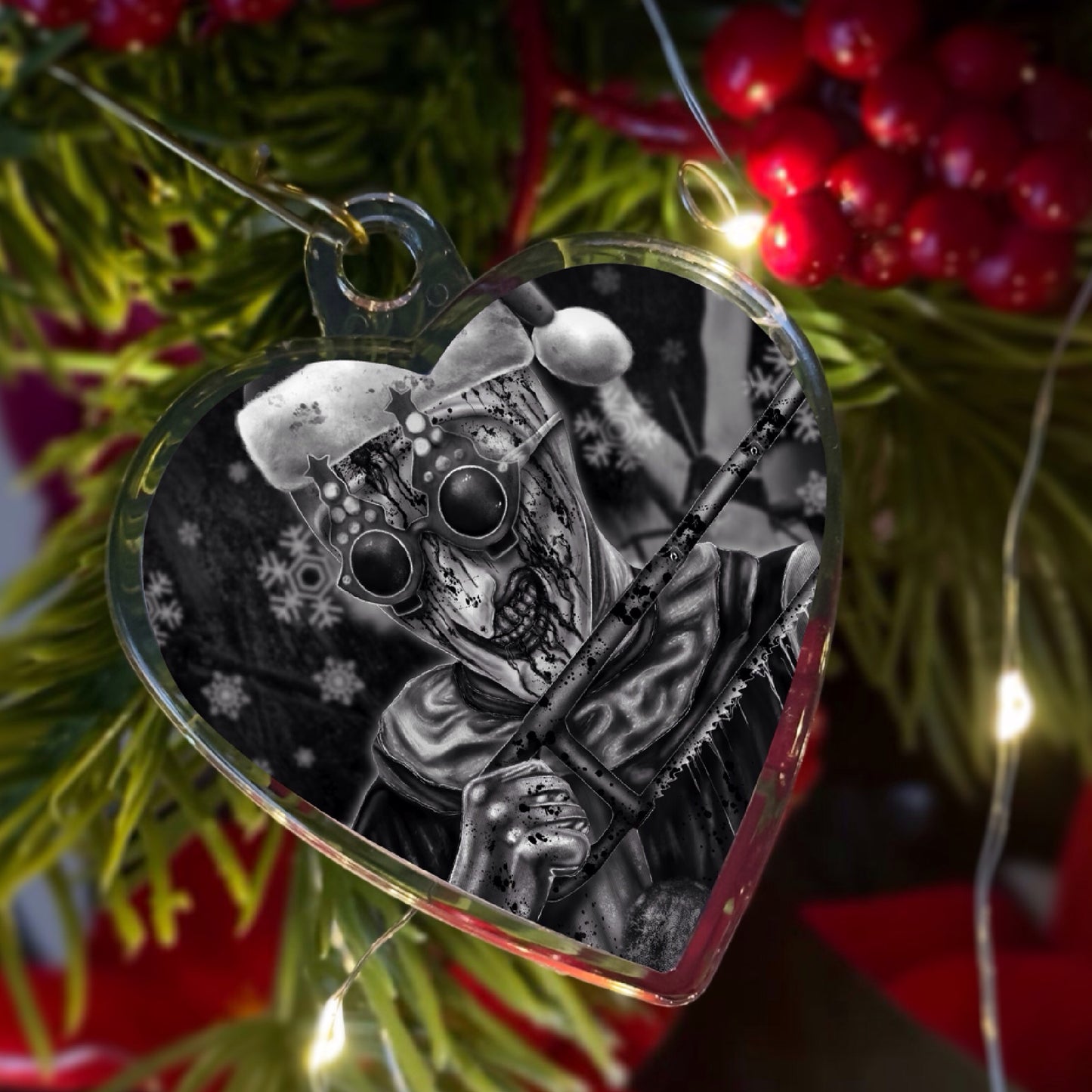 Art the Clown Christmas Tree Decoration Charm