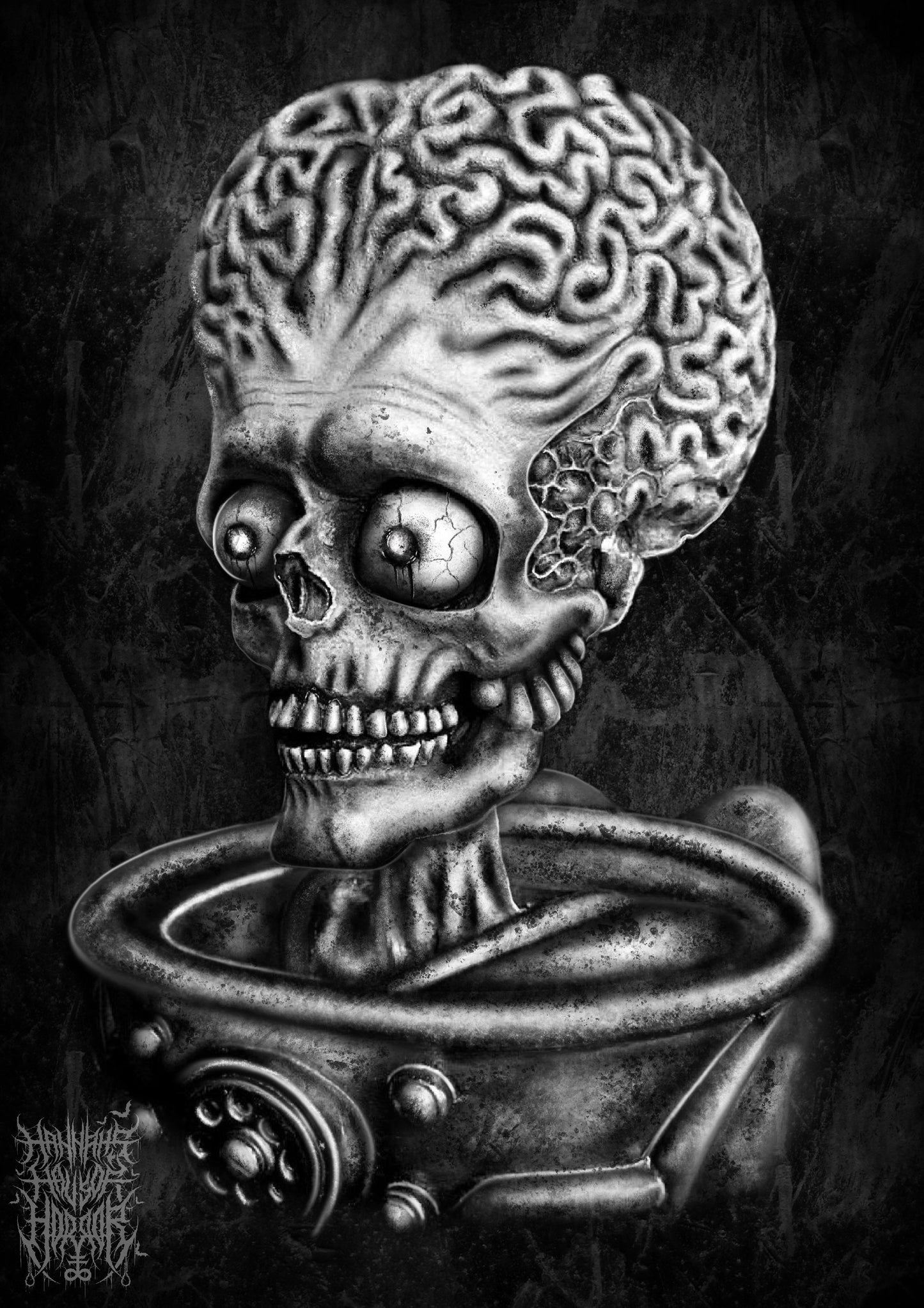 SALE Mars Attacks! Martian Gothic Horror Print