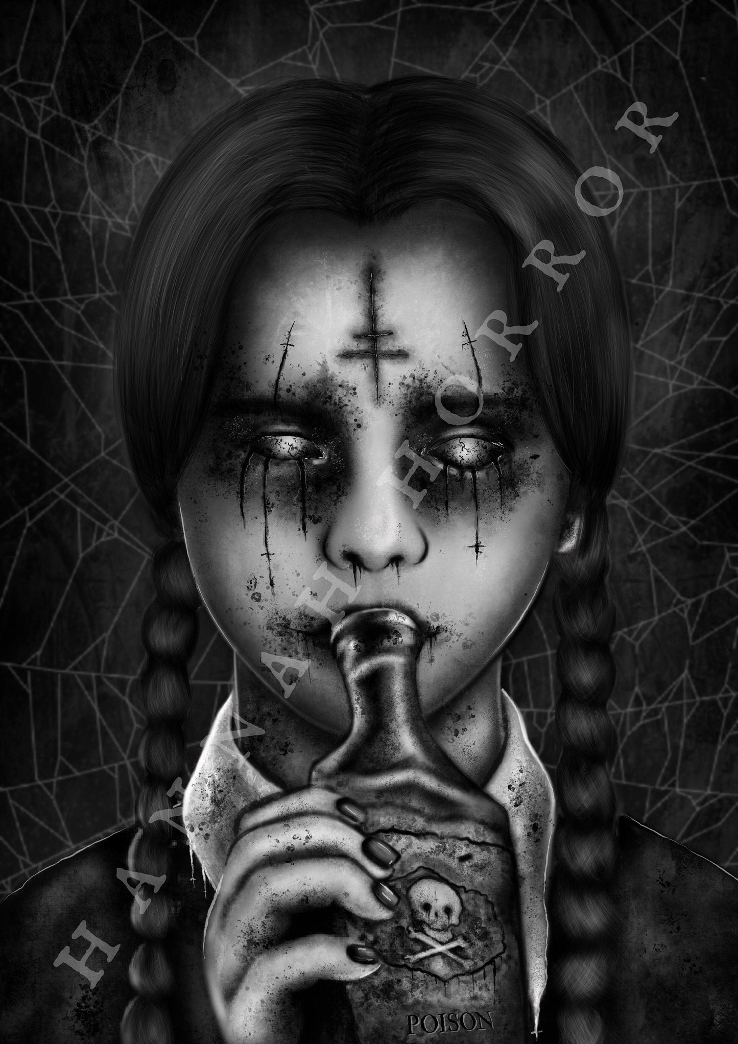 Wednesday Addams Print