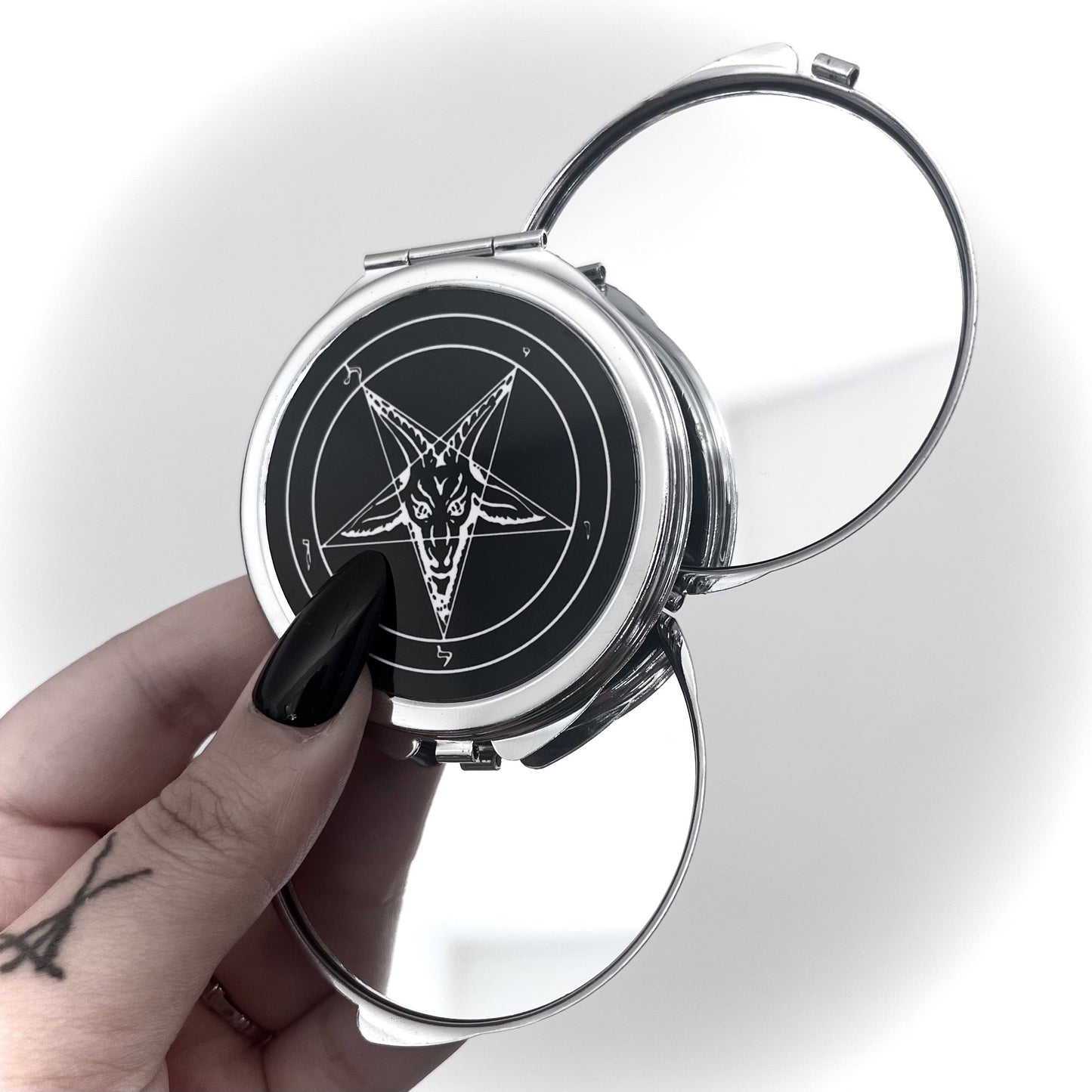 Baphomet Pocket Mirror