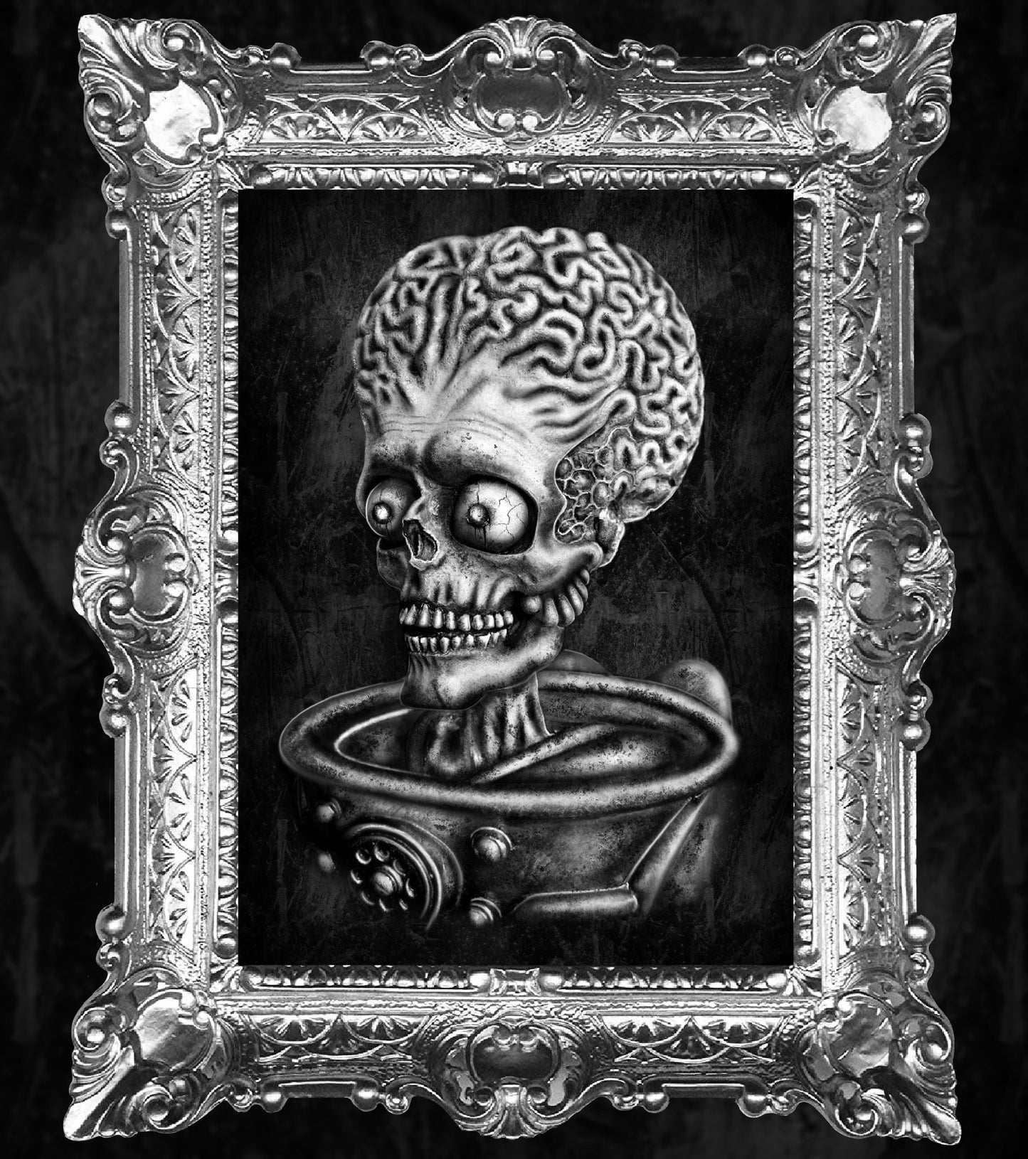 SALE Mars Attacks! Martian Gothic Horror Print