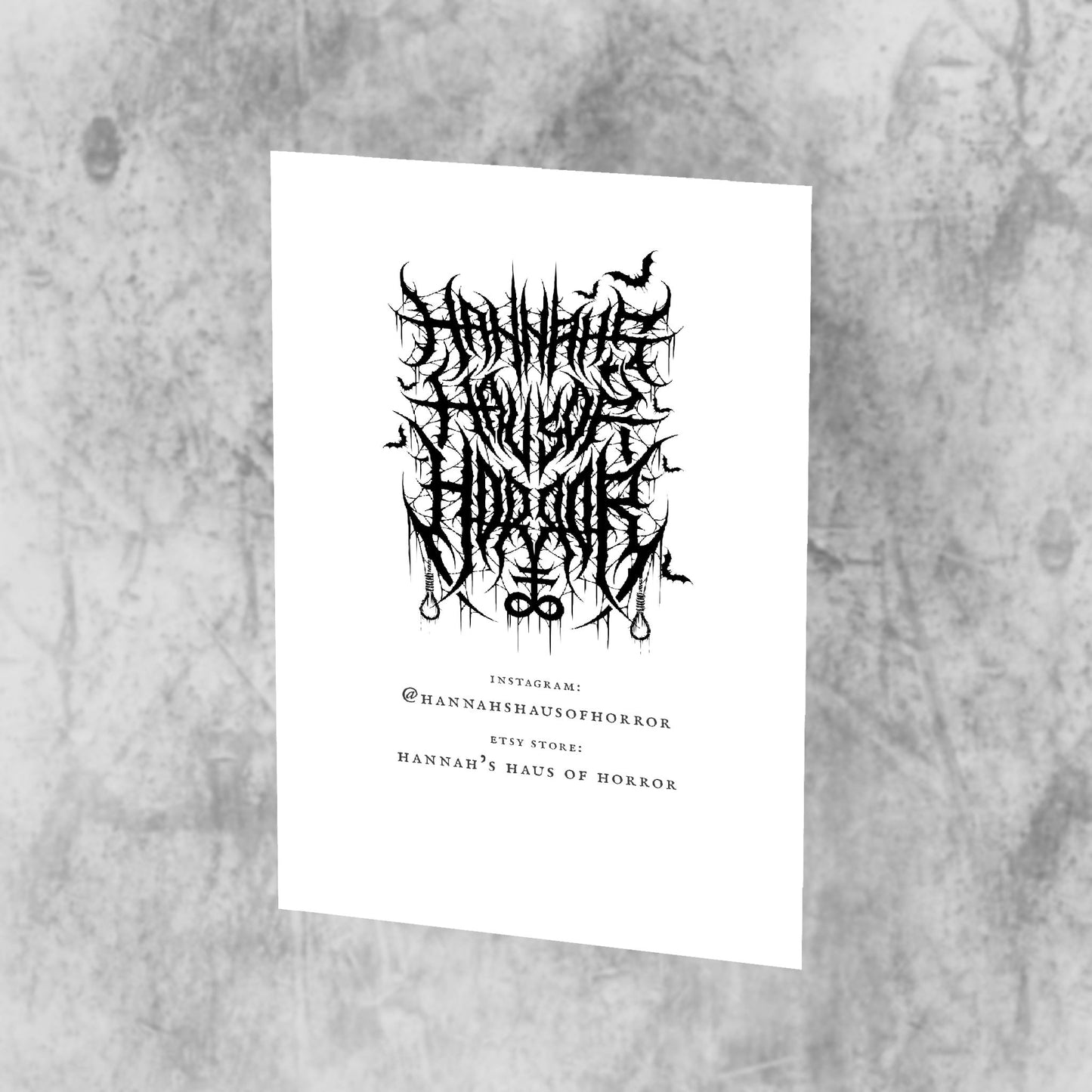Spencer Charnas Ice Nine Kills Birthday Card