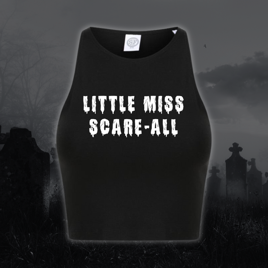 Little Miss Scare-All Crop Top