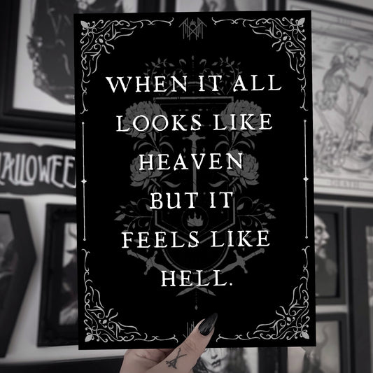 Damocles A5 Quote Print