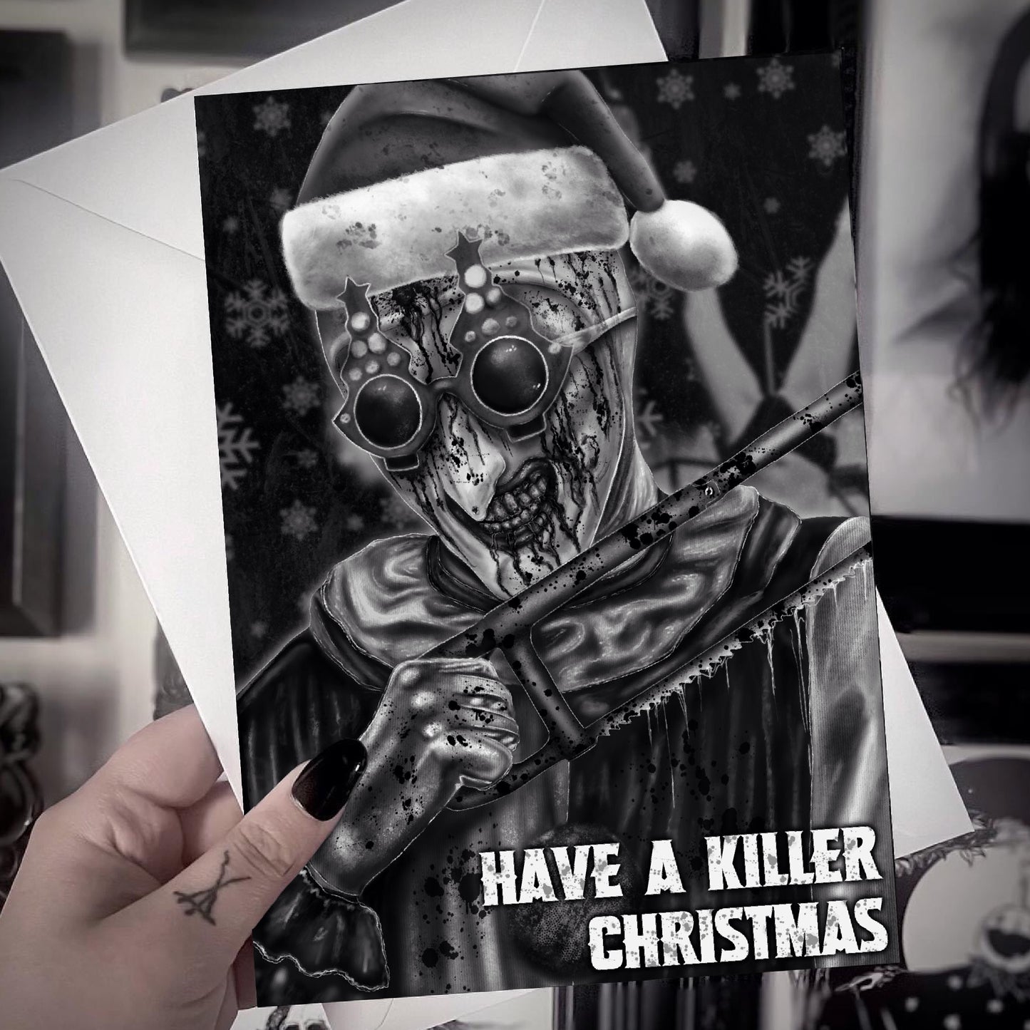 Art Terrifier Christmas Card