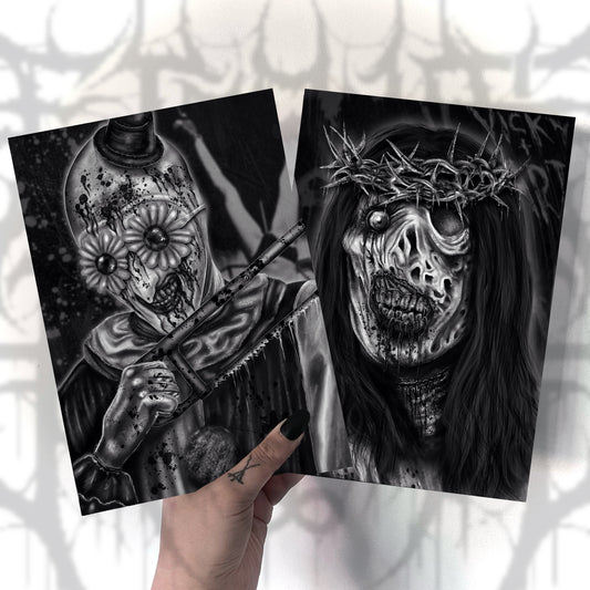 Art & Vicky Terrifier A5 Print Set