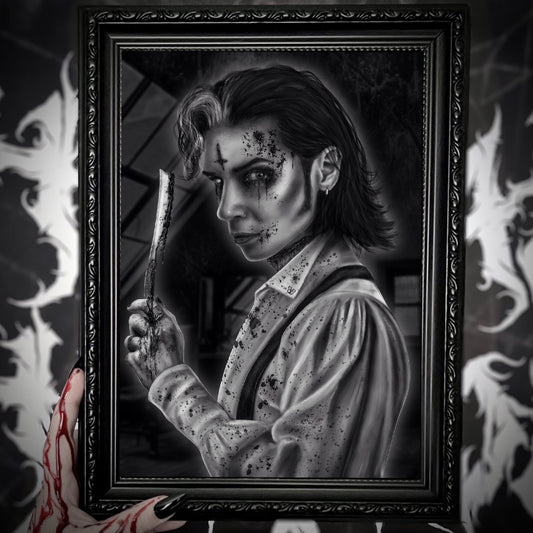 Andy Biersack Bleeders Portrait Art Print