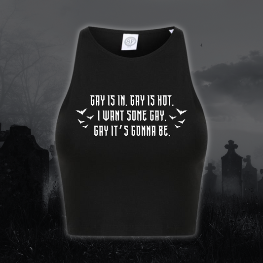 Laszlo Quote Crop Top