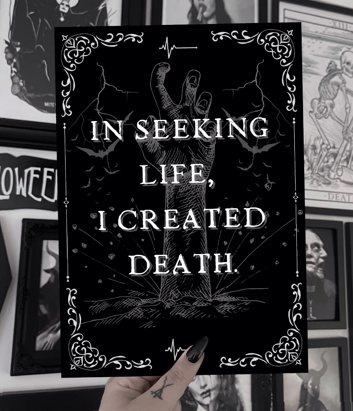 Victor Frankenstein A5 Quote Print