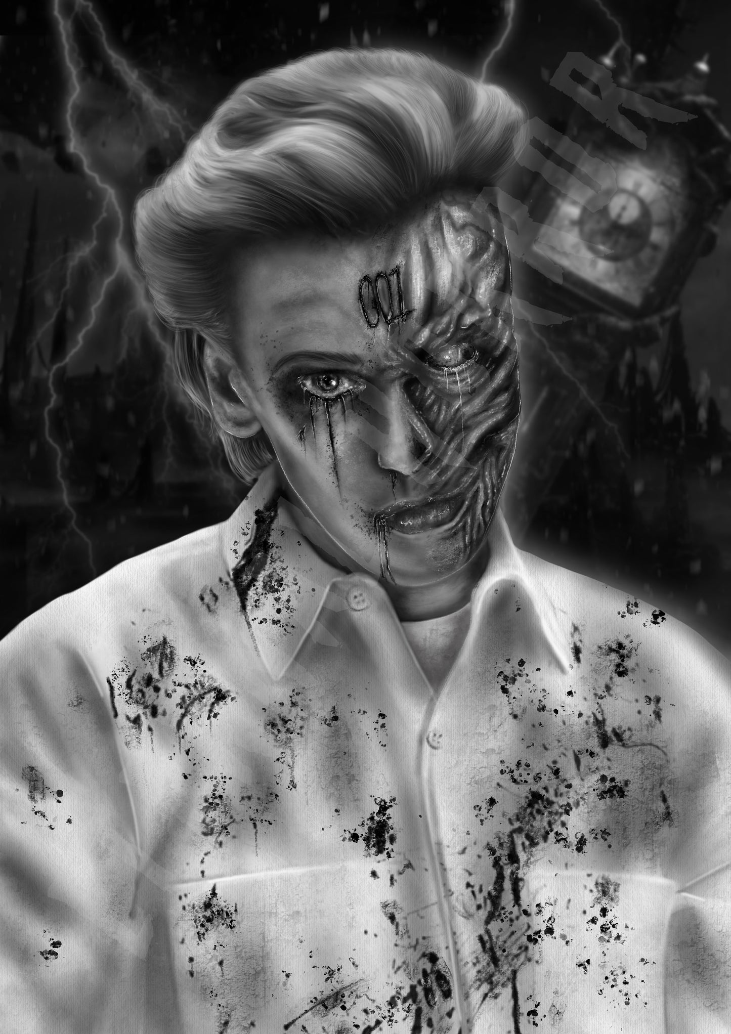 Henry Creel Vecna A4 Print