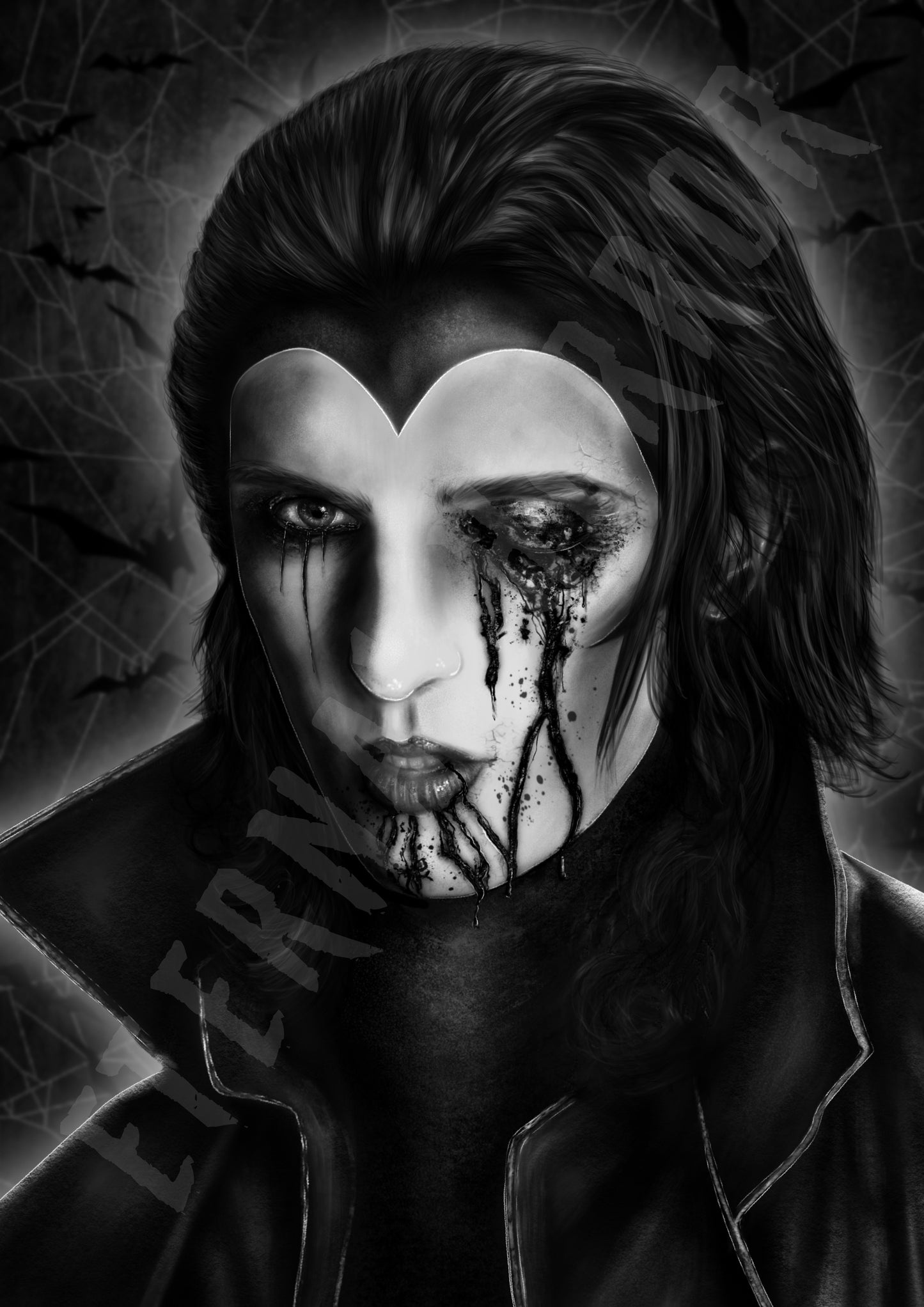 Will Gould Creeper Gothic Portrait Print