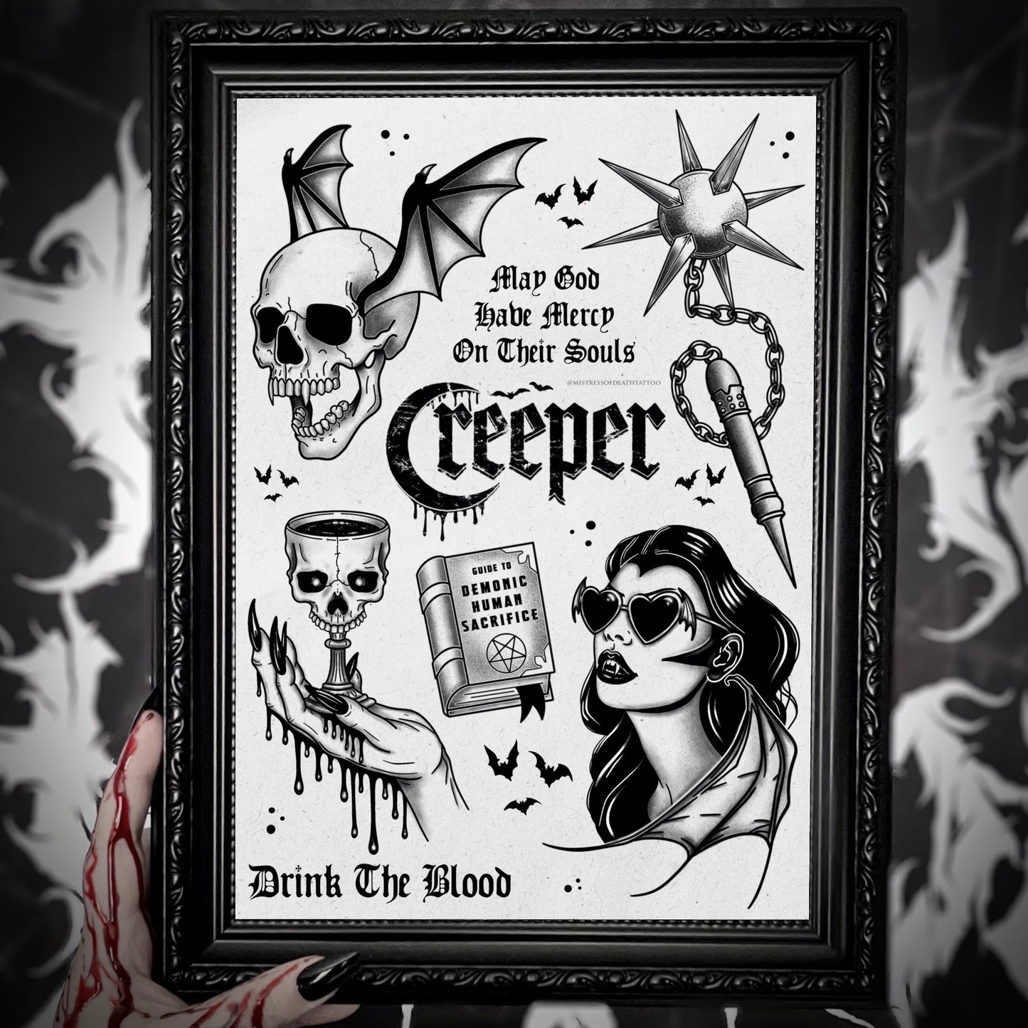 Creeper A4 Flash Sheet Print