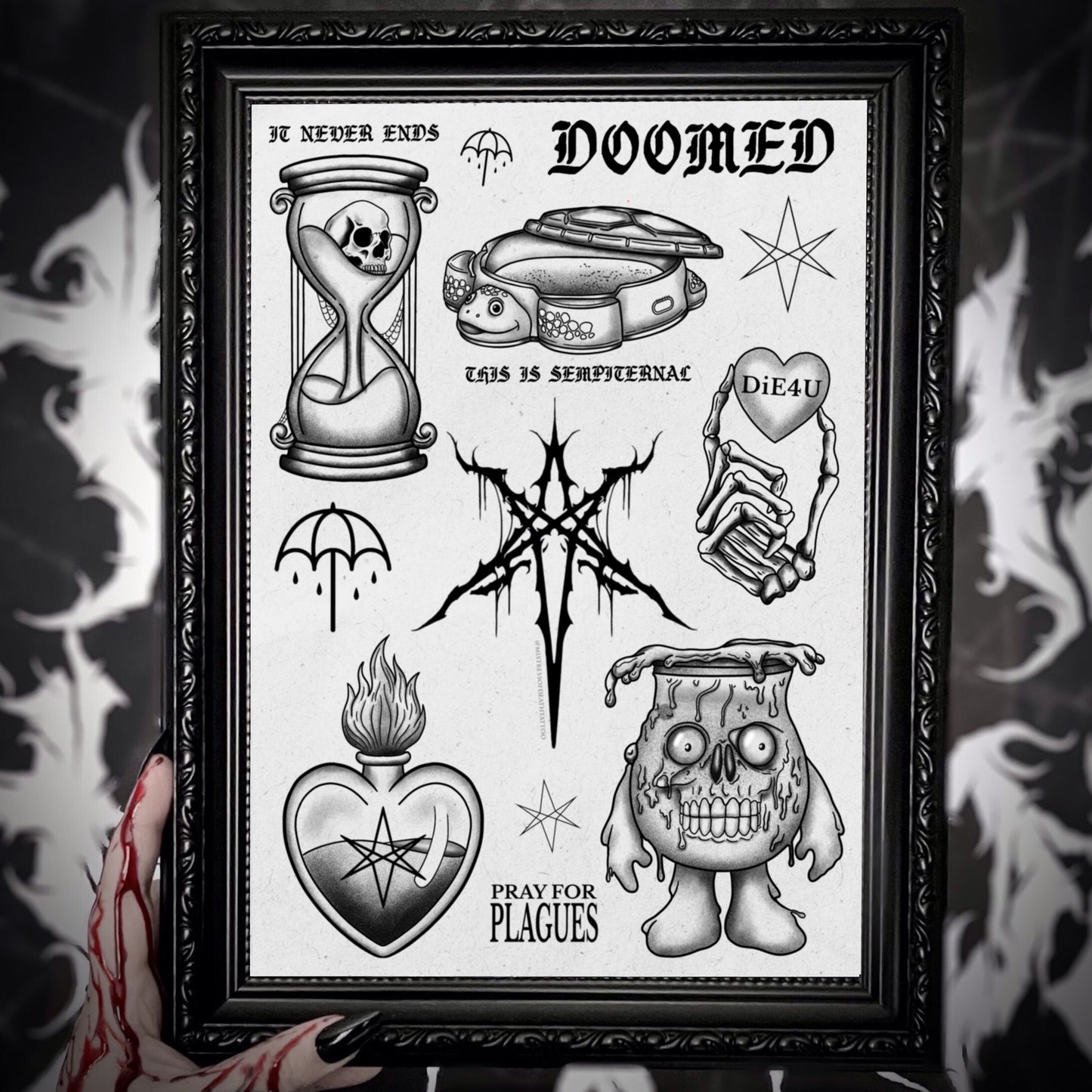 Bring Me The Horizon A4 Flash Sheet Print