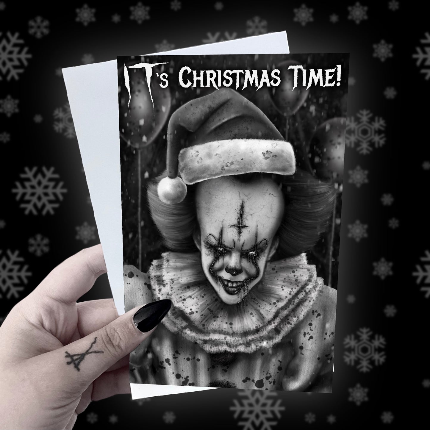 Pennywise I.T Christmas Card