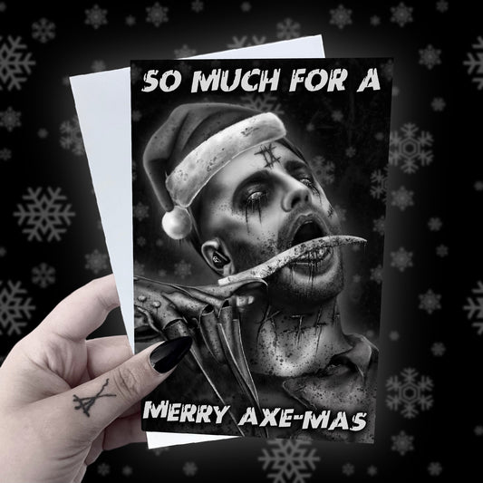 Spencer Charnas Ice Nine Kills Christmas Card