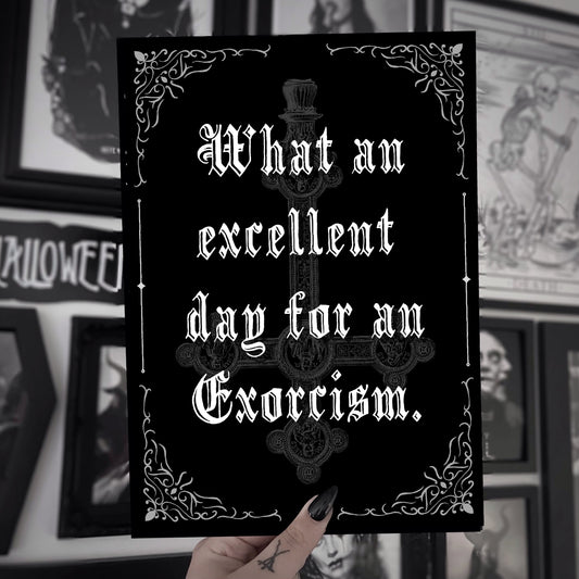 The Exorcist A5 Quote Print