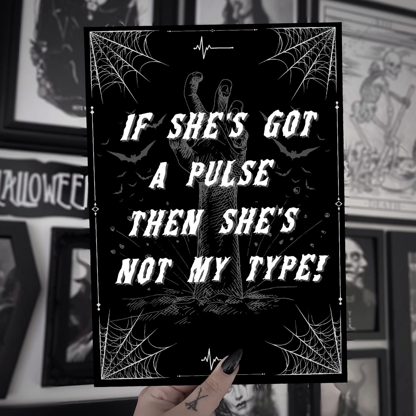 SALE Not My Type A5 Quote Print