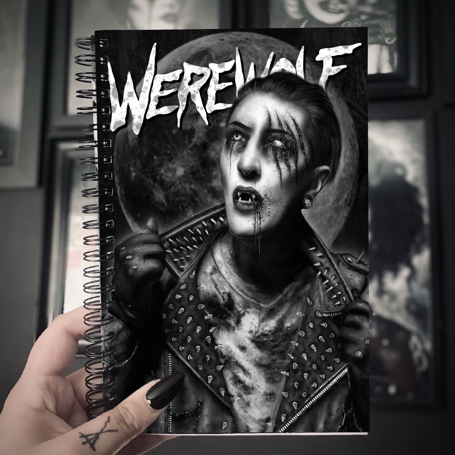 Werewolf Chris Motionless Notebook