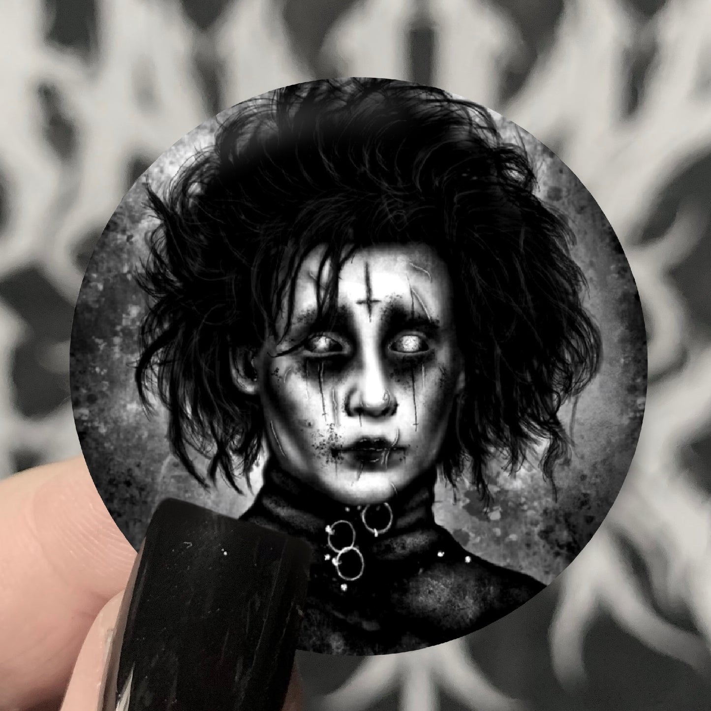 Edward Scissorhands 38mm Badge