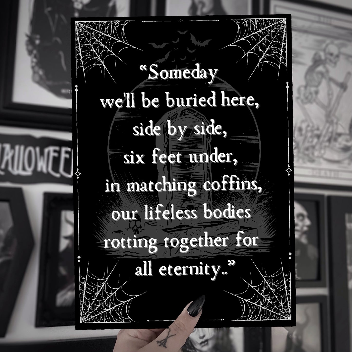 Addams Family A5 Quote Print