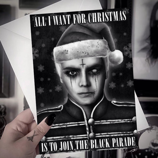 Gerard Way MCR Christmas Card