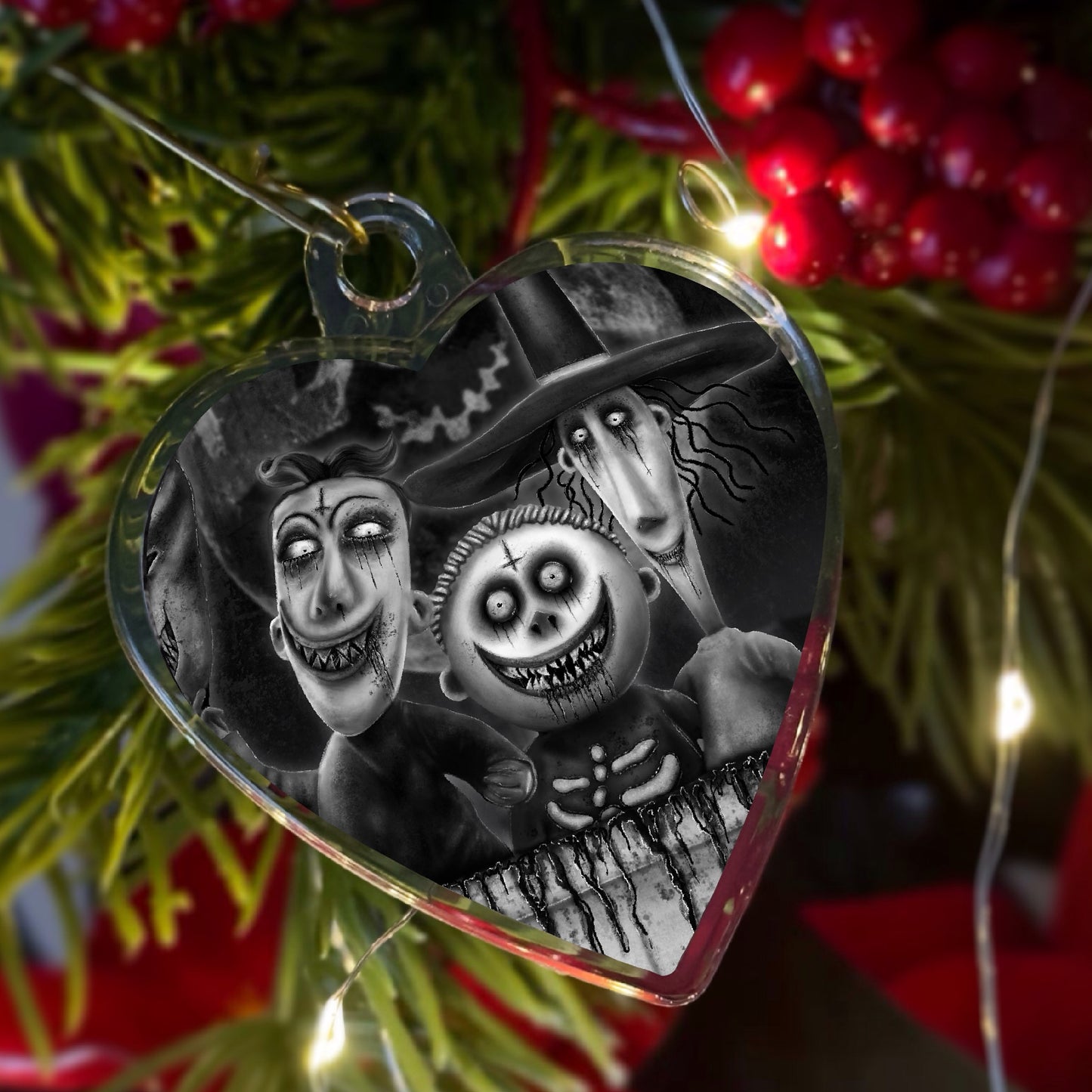 Lock, Shock & Barrel Christmas Tree Decoration Charm