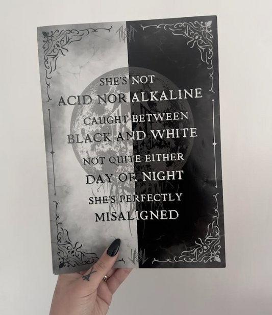 A4 Alkaline Quote Print