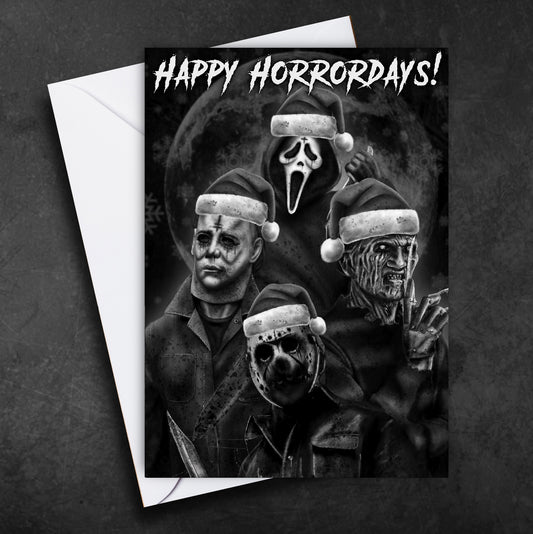 Slasher Killers Christmas Card