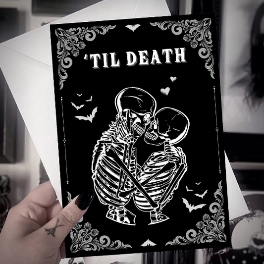 'Til Death Gothic Card