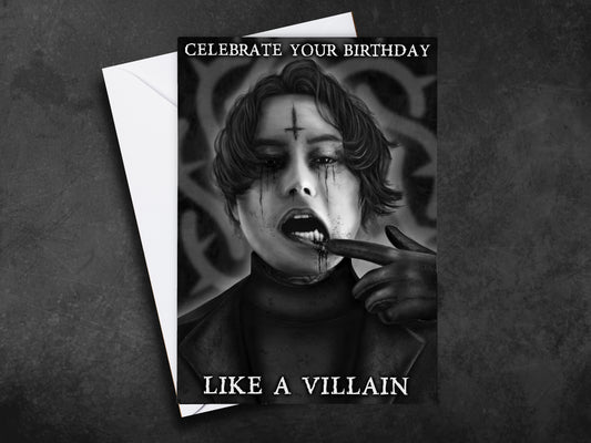 Noah Sebastian Bad Omens Birthday Card