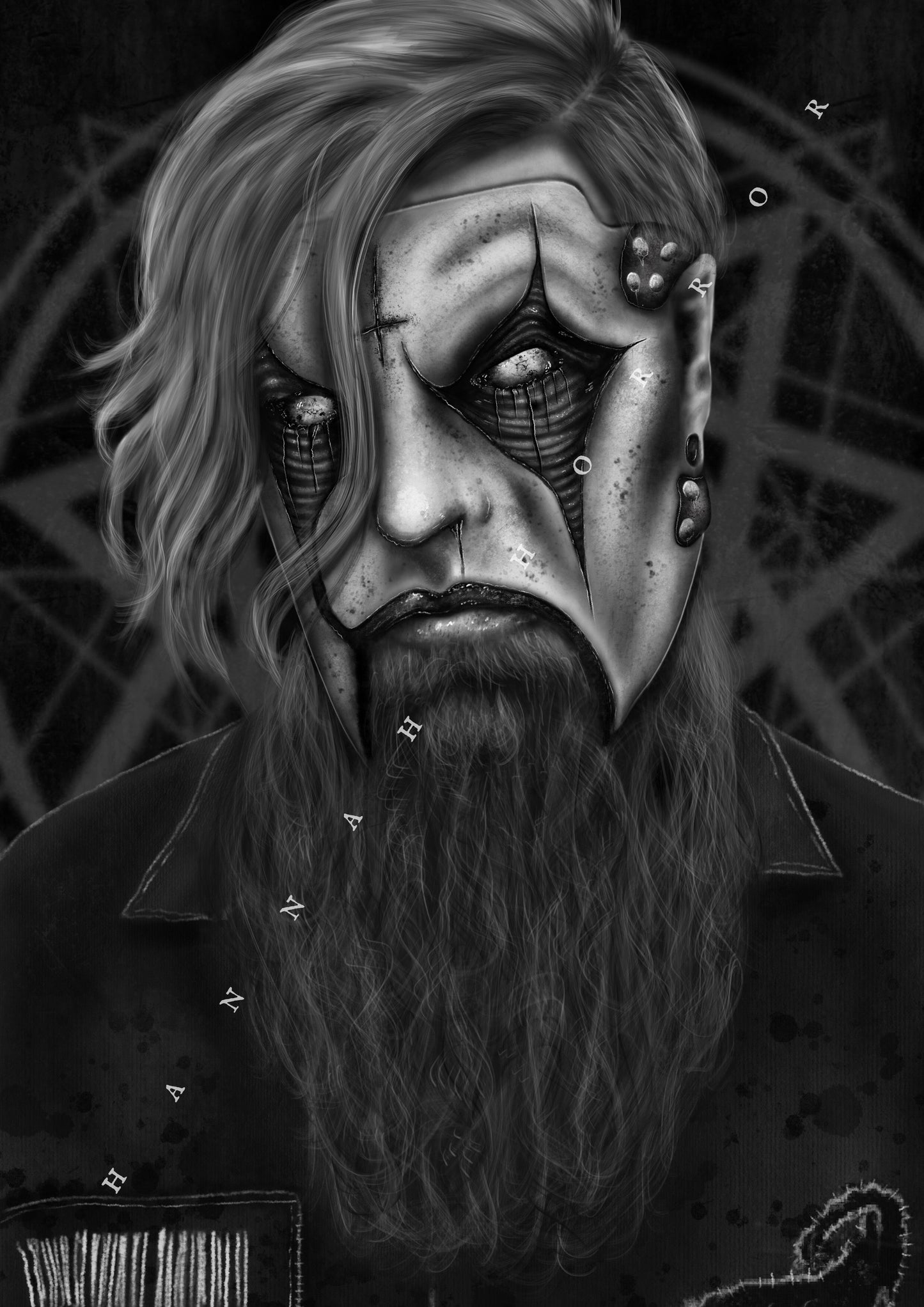 Jim Root Slipknot Art Print