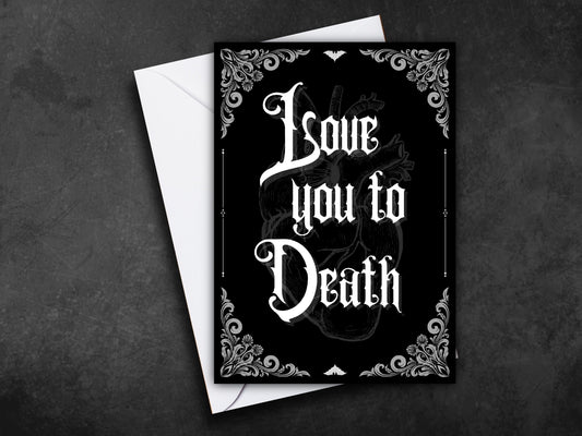 Type O Negative Gothic Greeting Card