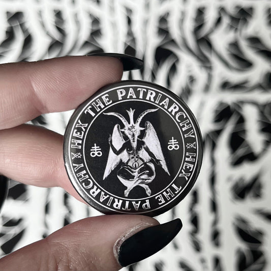 Hex The Patriarchy 38mm Badge