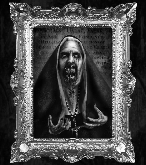 Valak The Conjuring Horror Art Print