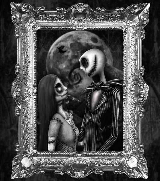 The Nightmare Before Christmas Jack & Sally Print