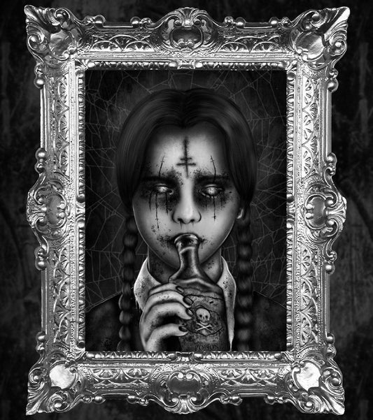 Wednesday Addams Print