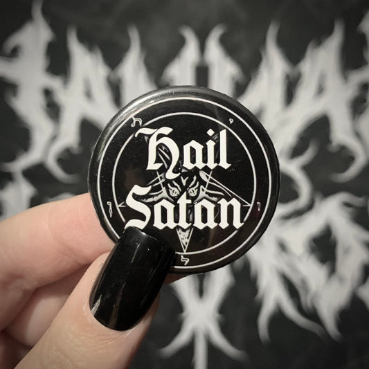 Hail Satan 38mm Badge