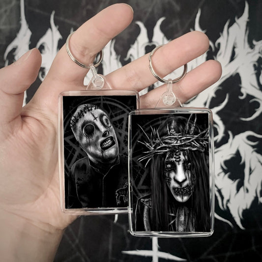 Corey Taylor & Joey Jordison Keyring