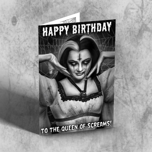 Lily Munster Birthday Card